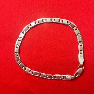 925 real solid‎ sterling silver bracelet for  men